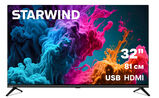 Телевизор LED Starwind 32" SW-LED32BG200 Frameless черный/ черный HD 60Hz DVB-T DVB-T2 DVB-C DVB-S DVB-S2 USB