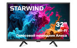 Телевизор LED Starwind 32" SW-LED32SG305 Яндекс.ТВ Frameless черный/ черный HD 60Hz DVB-T DVB-T2 DVB-C DVB-S DVB-S2 USB WiFi Smart TV