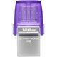 Kingston USB Drive 128Gb DataTraveler microDuo 3C DTDUO3CG3/128GB USB3.0 фиолетовый Kingston USB Drive 128Gb DataTraveler microDuo 3C DTDUO3CG3/128GB USB3.0 фиолетовый