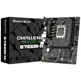 MAXSUN MS-Challenger B760M-N D5 V2 (Socket 1700, mATX, 2*DDR5, VGA/ HDMI, 3*SATA3, 2*M.2, 1xPCI-E x16 / 1xPCI-E x4, 4*USB 2.0, 2*USB 3.2 Gen1 , LAN 1*1G, RTL)