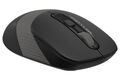 Мышь A4Tech Fstyler FG10S черный/серый оптическая 2000dpi silent беспров. USB для ноутбука 4but (FG10S GREY)