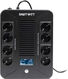 Источник бесперебойного питания Smartwatt Safe Pro LCD 360Вт 600ВА черный Источник бесперебойного питания Smartwatt Safe Pro LCD 360Вт 600ВА черный
