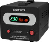 Стабилизатор напряжения Smartwatt AVR Tower 1000RF 1000ВА черный 4512020370002