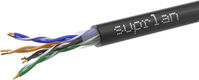 Кабель сетевой информационный Suprlan Standart 01-0325-1 кат.5E UTP 4 пары 24AWG PE внешний 305м черный Кабель сетевой информационный Suprlan Standart 01-0325-1 кат.5E UTP 4 пары 24AWG PE внешний 305м черный
