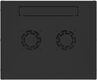 Шкаф коммутационный NTSS Lime (NTSS-WL6U5560GS-BL) настенный 6U 550x600мм пер.дв.стекл несъемн.бок.пан. 30кг черный 520мм 12кг 110град. 500мм IP20