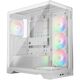 XPG INVADER X WHITE (INVADERXMT-WHCWW) Mid-Tower Gaming ATX PC Case with Panoramic View XPG INVADER X WHITE (INVADERXMT-WHCWW) Mid-Tower Gaming ATX PC Case with Panoramic View