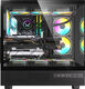 Корпус Formula Crystal Z8 черный без БП ATX 11x120mm 4x140mm 1xUSB3.0 audio bott PSU