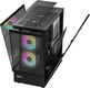 Корпус Formula Crystal Z8 черный без БП ATX 11x120mm 4x140mm 1xUSB3.0 audio bott PSU