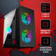 Корпус Bloody BD-CC101 черный без БП mATX 1x80mm 1x92mm 2x120mm 2xUSB2.0 1xUSB3.0 audio