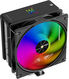 Устройство охлаждения(кулер) Thermalright Assassin X 120 R Digital ARGB Soc-AM5/AM4/1200/1700/1851 черный 4-pin 25.6dB Al+Cu LCD Ret (AX120-R-DIGITAL-BL-ARGB)