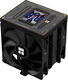 Устройство охлаждения(кулер) Thermalright Burst Assassin Vision 120 Soc-AM5/AM4/1200/1700/1851 черный 4-pin 25.6dB Al+Cu LCD Ret (BA120-VISION-BL)