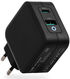 Блок питания TopON TOP-GaN-65WB автоматический 65W 5V-20V 3.25A 2xUSB от бытовой электросети LED индикатор Блок питания TopON TOP-GaN-65WB автоматический 65W 5V-20V 3.25A 2xUSB от бытовой электросети LED индикатор