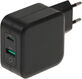 Блок питания TopON TOP-GaN-65WB автоматический 65W 5V-20V 3.25A 2xUSB от бытовой электросети LED индикатор Блок питания TopON TOP-GaN-65WB автоматический 65W 5V-20V 3.25A 2xUSB от бытовой электросети LED индикатор