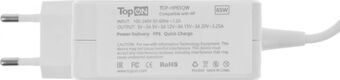 Адаптер TopON TOP-HP65QW автоматический 65W 5V-20V 3.25A от бытовой электросети Адаптер TopON TOP-HP65QW автоматический 65W 5V-20V 3.25A от бытовой электросети
