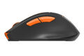 Мышь A4Tech Fstyler FG30S серый/оранжевый оптическая 2000dpi silent беспров. USB 6but (FG30S ORANGE)