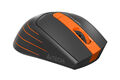 Мышь A4Tech Fstyler FG30S серый/оранжевый оптическая 2000dpi silent беспров. USB 6but (FG30S ORANGE)