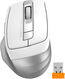 Мышь A4Tech Fstyler FB35CS белый/серый оптическая 2000dpi silent беспров. BT/Radio USB 5but (FB35CS USB ICY WHITE)