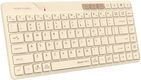 Клавиатура A4Tech Fstyler FBK26C AS бежевый USB беспроводная BT/Radio slim Multimedia (FBK26C AS) Клавиатура A4Tech Fstyler FBK26C AS бежевый USB беспроводная BT/Radio slim Multimedia (FBK26C AS)