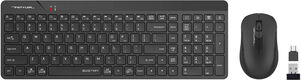 Клавиатура + мышь A4Tech Fstyler FG2300 Air2 клав:черный мышь:черный USB беспроводная slim (FG2300 AIR2 BLACK) Клавиатура + мышь A4Tech Fstyler FG2300 Air2 клав:черный мышь:черный USB беспроводная slim (FG2300 AIR2 BLACK)