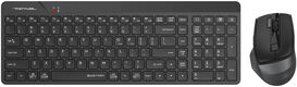 Клавиатура + мышь A4Tech Fstyler FG2400 Air2 клав:черный мышь:черный USB беспроводная slim (FG2400 AIR2 BLACK) Клавиатура + мышь A4Tech Fstyler FG2400 Air2 клав:черный мышь:черный USB беспроводная slim (FG2400 AIR2 BLACK)