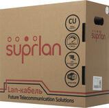 Кабель сетевой информационный Suprlan Premium 01-1012-2 кат.5E FTP 4 пары 24AWG PVC внутренний 305м серый