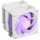 Устройство охлаждения(кулер) ID-Cooling Frozn A620 Pro Se ARGB Soc-AM5/AM4/1200/1700/1851 серебристый/белый 4-pin 15-27.2dB Al+Cu 260W 1190gr Ret (FROZN A620 PRO SE ARGB WHITE)