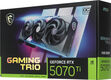 Видеокарта MSI PCI-E 5.0 RTX 5070 Ti 16G GAMING TRIO OC NVIDIA GeForce RTX 5070TI 16Gb 256bit GDDR7 2572/28000 HDMIx1 DPx3 HDCP Ret