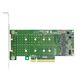Lr-Link LRNV95N8 PCIe x8 to 2-Port M.2 NVMe Adapter