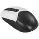 Мышь A4Tech Fstyler FG12 Panda белый/черный оптическая 1200dpi беспров. USB 3but