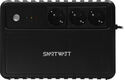 Источник бесперебойного питания Smartwatt Safe 600Вт 1000ВА черный