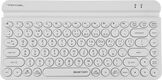 Клавиатура A4Tech Fstyler FBK30 белый USB беспроводная BT/Radio slim Multimedia (FBK30 WHITE) Клавиатура A4Tech Fstyler FBK30 белый USB беспроводная BT/Radio slim Multimedia (FBK30 WHITE)