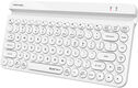 Клавиатура A4Tech Fstyler FBK30 белый USB беспроводная BT/Radio slim Multimedia (FBK30 WHITE) Клавиатура A4Tech Fstyler FBK30 белый USB беспроводная BT/Radio slim Multimedia (FBK30 WHITE)