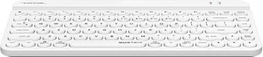 Клавиатура A4Tech Fstyler FBK30 белый USB беспроводная BT/Radio slim Multimedia (FBK30 WHITE) Клавиатура A4Tech Fstyler FBK30 белый USB беспроводная BT/Radio slim Multimedia (FBK30 WHITE)