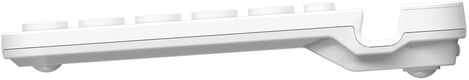 Клавиатура A4Tech Fstyler FBK30 белый USB беспроводная BT/Radio slim Multimedia (FBK30 WHITE) Клавиатура A4Tech Fstyler FBK30 белый USB беспроводная BT/Radio slim Multimedia (FBK30 WHITE)