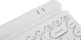 Клавиатура A4Tech Fstyler FBK30 белый USB беспроводная BT/Radio slim Multimedia (FBK30 WHITE) Клавиатура A4Tech Fstyler FBK30 белый USB беспроводная BT/Radio slim Multimedia (FBK30 WHITE)