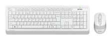 Клавиатура + мышь A4Tech Fstyler FG1010S клав:белый/серый мышь:белый/серый USB беспроводная Multimedia (FG1010S WHITE) Клавиатура + мышь A4Tech Fstyler FG1010S клав:белый/серый мышь:белый/серый USB беспроводная Multimedia (FG1010S WHITE)