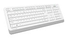 Клавиатура + мышь A4Tech Fstyler FG1010S клав:белый/серый мышь:белый/серый USB беспроводная Multimedia (FG1010S WHITE) Клавиатура + мышь A4Tech Fstyler FG1010S клав:белый/серый мышь:белый/серый USB беспроводная Multimedia (FG1010S WHITE)