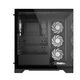 XPG INVADER X BLACK (INVADERXMT-BKCWW) Mid-Tower Gaming ATX PC Case with Panoramic View