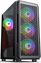 Корпус Accord 3338 черный без БП ATX 1xUSB2.0 1xUSB3.0 audio bott PSU ACC-3338