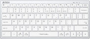 Клавиатура A4Tech Fstyler FBX51C белый USB беспроводная BT/Radio slim Multimedia для ноутбука (FBX51C WHITE) Клавиатура A4Tech Fstyler FBX51C белый USB беспроводная BT/Radio slim Multimedia для ноутбука (FBX51C WHITE)