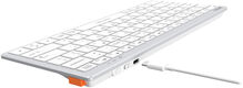 Клавиатура A4Tech Fstyler FBX51C белый USB беспроводная BT/Radio slim Multimedia для ноутбука (FBX51C WHITE) Клавиатура A4Tech Fstyler FBX51C белый USB беспроводная BT/Radio slim Multimedia для ноутбука (FBX51C WHITE)