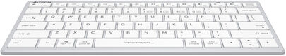 Клавиатура A4Tech Fstyler FBX51C белый USB беспроводная BT/Radio slim Multimedia для ноутбука (FBX51C WHITE) Клавиатура A4Tech Fstyler FBX51C белый USB беспроводная BT/Radio slim Multimedia для ноутбука (FBX51C WHITE)