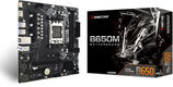 Материнская плата Biostar B650MS2-E SocketAM5 AMD B650 2xDDR5 mATX AC`97 8ch(7.1) 2.5Gg RAID+HDMI+DP