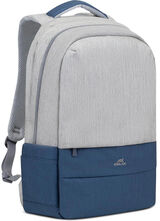 Рюкзак для ноутбука 17.3" Riva 7567 серый/ темно-синий полиэстер (7567 GREY/ DARK BLUE) 7567 GREY/DARK BLUE