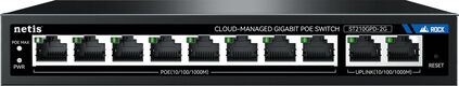 Коммутатор Netis ST210GPD-2G (L2) 10x1Гбит/с 8PoE 117W настраиваемый
