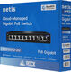 Коммутатор Netis ST210GPD-2G (L2) 10x1Гбит/с 8PoE 117W настраиваемый