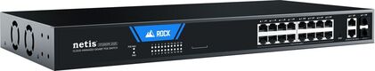 Коммутатор Netis ST220GPR-2G2S (L2) 18x1Гбит/с 16PoE настраиваемый Коммутатор Netis ST220GPR-2G2S (L2) 18x1Гбит/с 16PoE настраиваемый