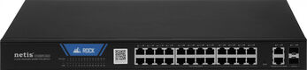 Коммутатор Netis ST228GPR-2G2S (L2) 26x1Гбит/с 2SFP 24PoE настраиваемый Коммутатор Netis ST228GPR-2G2S (L2) 26x1Гбит/с 2SFP 24PoE настраиваемый