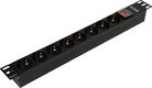 Блок распределения питания NTSS NTSS-PDU-DA1015 гор.размещ. 8xSchuko базовые 10A C14 Блок распределения питания NTSS NTSS-PDU-DA1015 гор.размещ. 8xSchuko базовые 10A C14