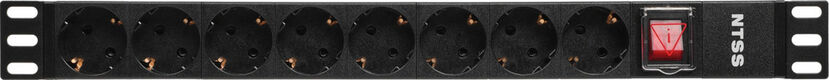 Блок распределения питания NTSS NTSS-PDU-DA1015 гор.размещ. 8xSchuko базовые 10A C14 Блок распределения питания NTSS NTSS-PDU-DA1015 гор.размещ. 8xSchuko базовые 10A C14